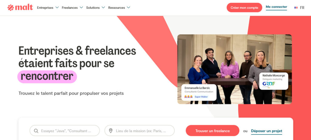 image d'illustration pour la plateforme freelance malt