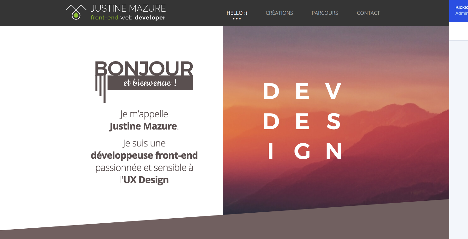 exemple portfolio ux