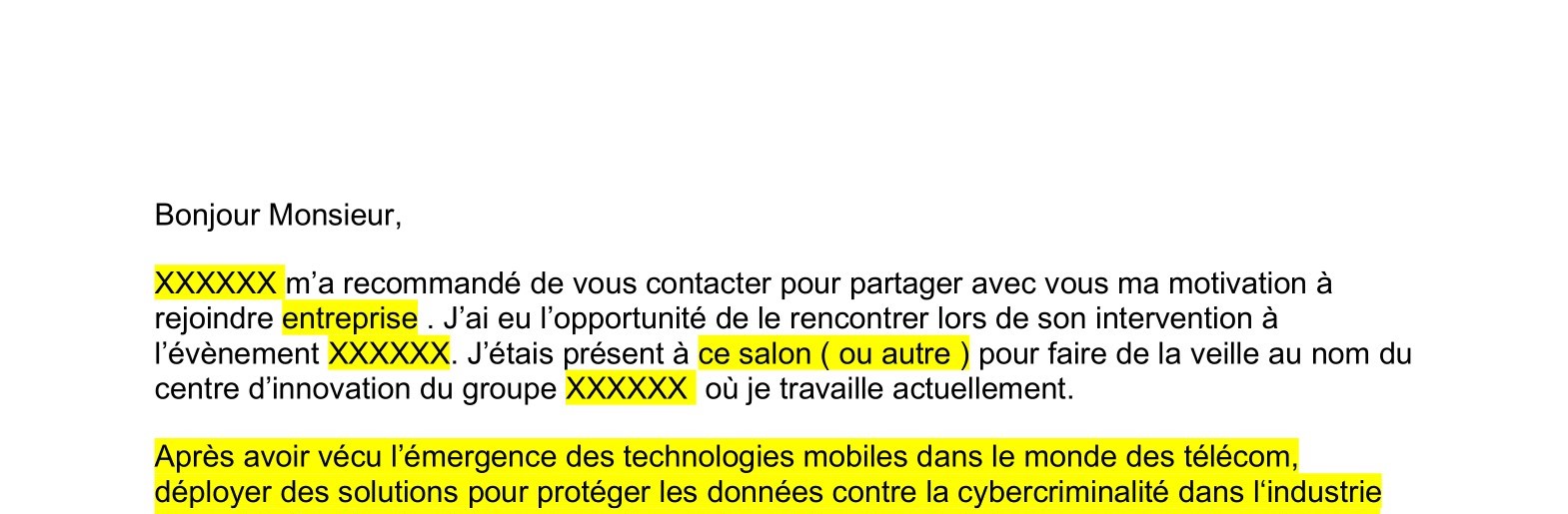 4 modèles de lettres de motivation Ingénieur pour 2023 — free download
