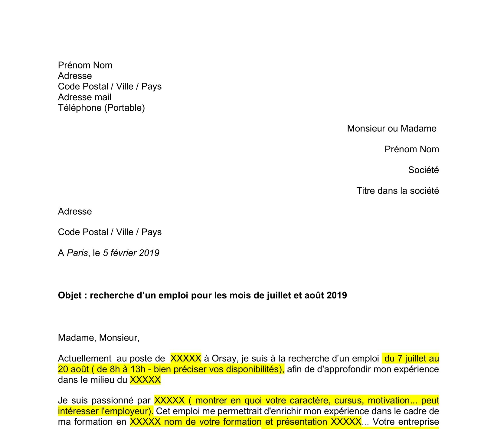 4 modèles de lettres de motivation Ingénieur pour 2023