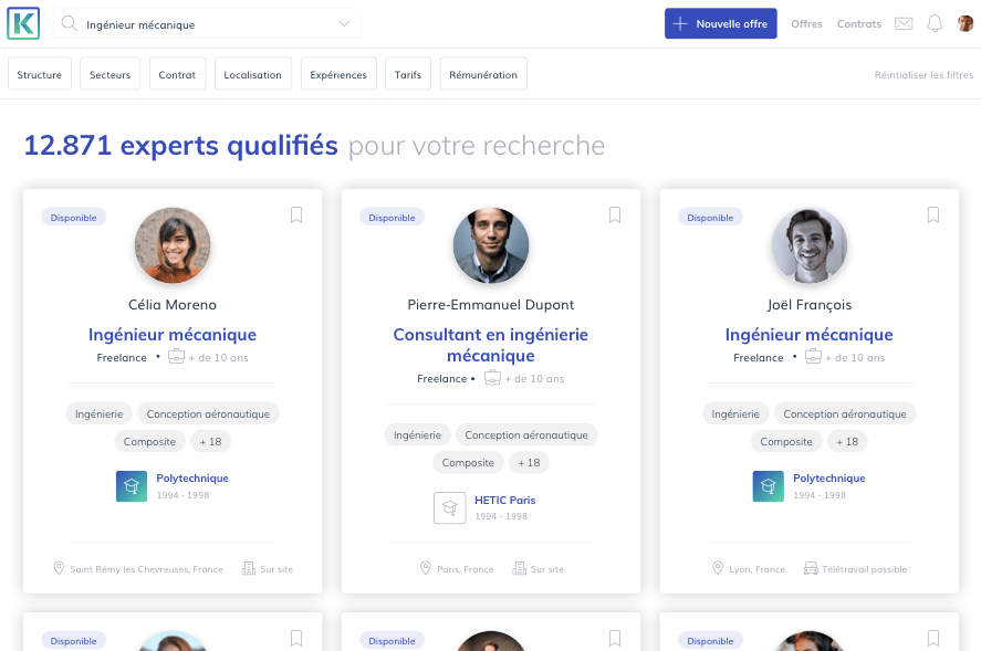 candidats recrutement