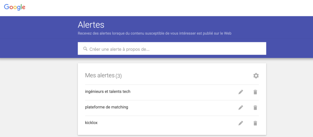 Google Alertes