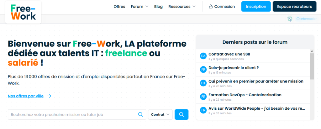 Illustration pour la plateforme freelance"turnover-IT"