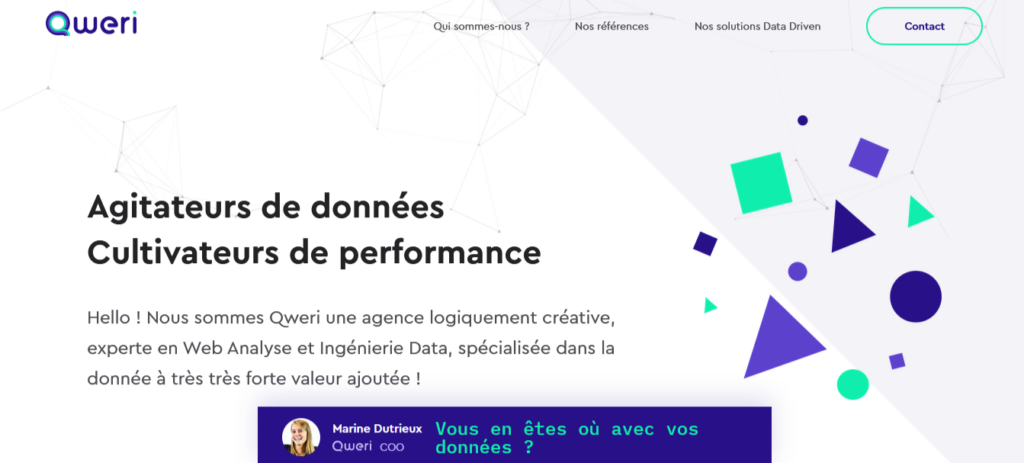 Illustration pour l'agence analytics qweri à Lyon