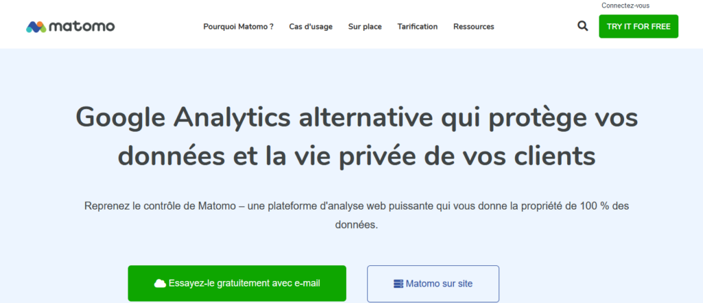 Illustration pour l'outil analytics : matomo