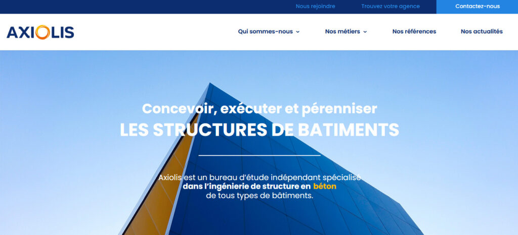 Illustration pour le bureay d'étude structure Axiolis à Lyon