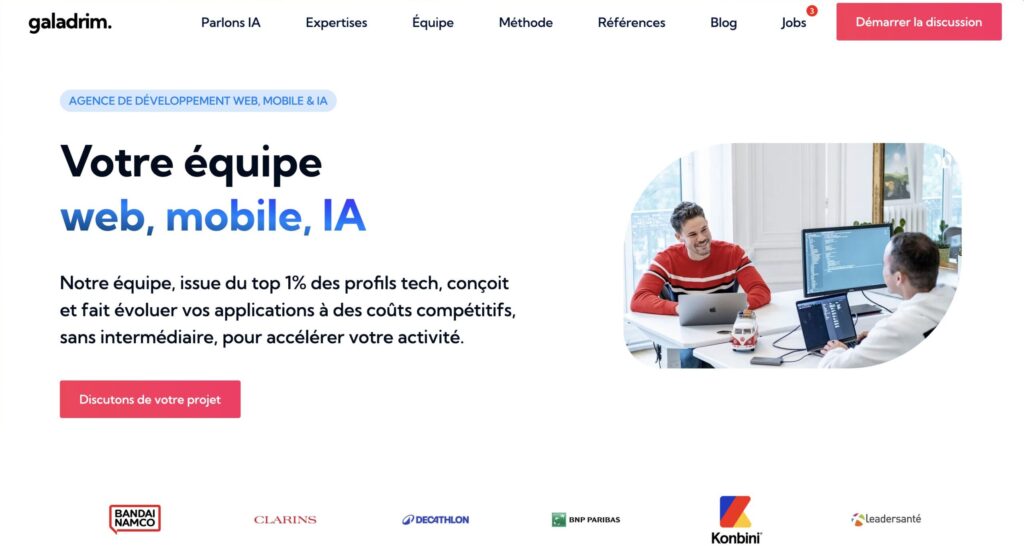 Galadrim agence web mobile